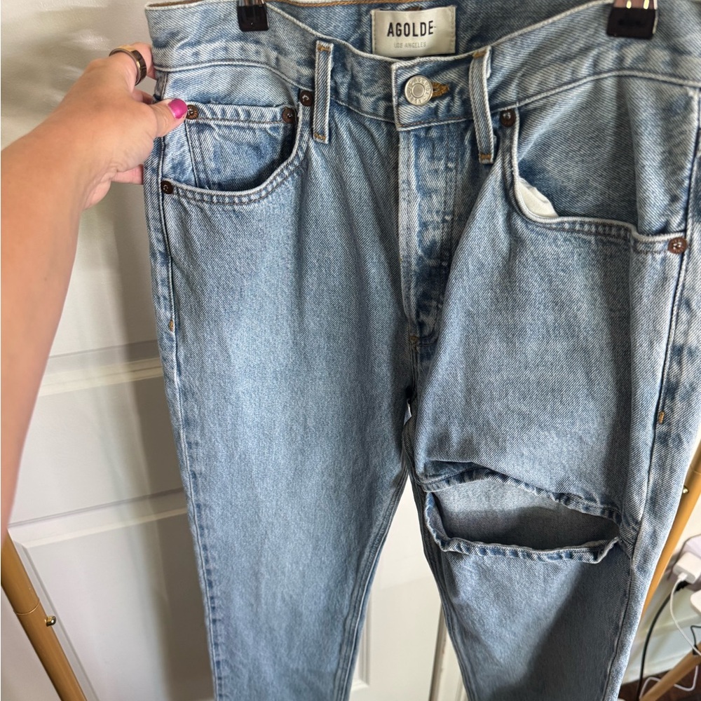 Agolde Distressed Boyfriend Jeans